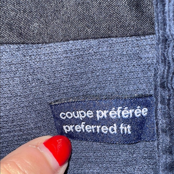 Reitmans Cords Blue Corduroy Flare preferred Fit Pants Stretch Women’s Size 7 - Picture 14 of 14